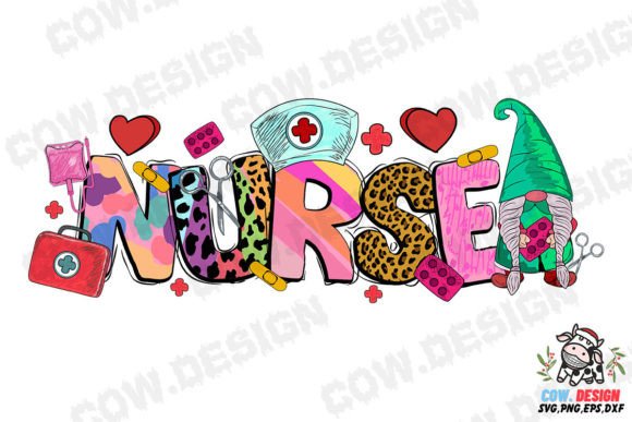 Leopard Tie Dye Nurse SVG: Graphics for Crafts