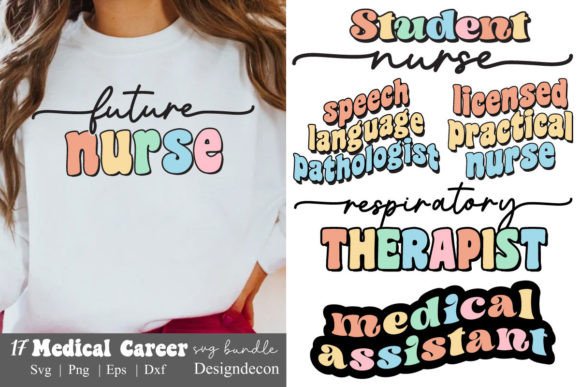 Medical Career Retro Svg Png Bundle Review