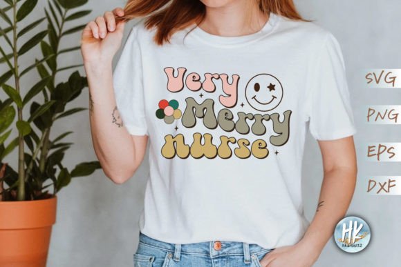Merry Nurse SVG: Graphics for Crafts
