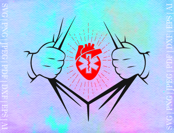 Nurse Heart Svg for Crafts & Graphics