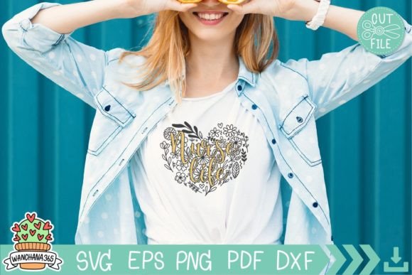 Nurse Life Flower Heart SVG: Graphics for Crafts