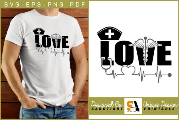 Nurse Love SVG: Graphics for Crafts & Blogs