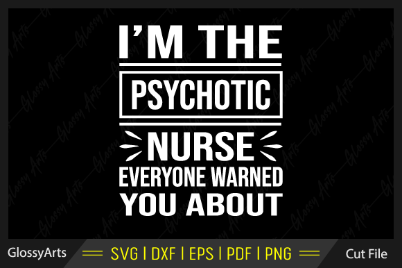 Psychotic Nurse SVG: Bold Graphics for Crafts