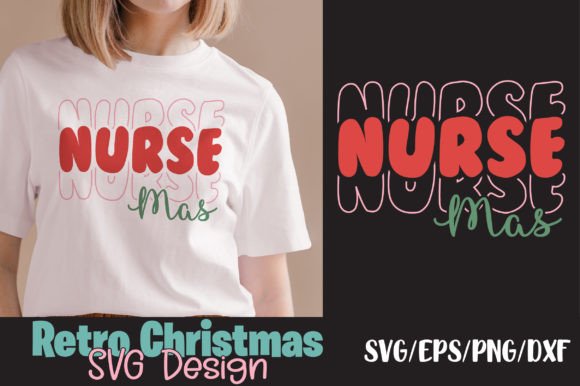 Retro Nurse Graphics for Crafts Projects