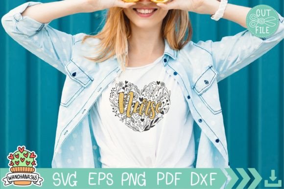 Reviewing the Nurse Flower Heart SVG for Embroidery